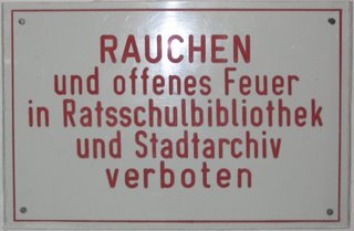 Rauchen verboten